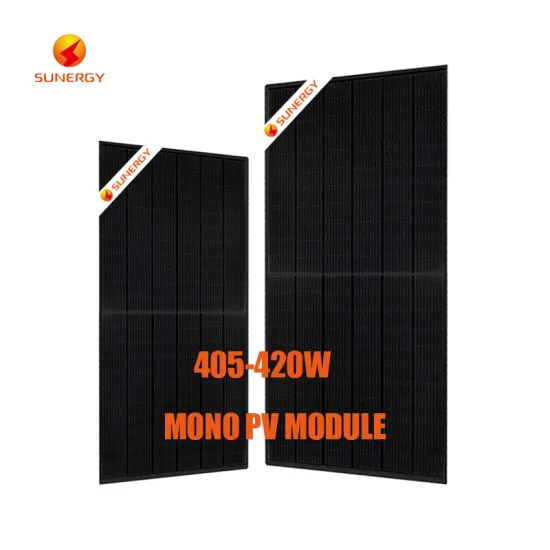Sunergy 420W Full Black Solar Panels - High Output Half-Cell Mono PV Modules
