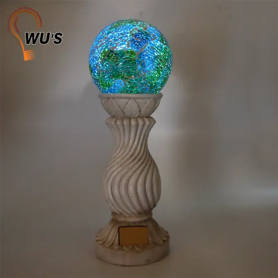 China factoey warm white light holiday decorative resin solar fairy lights