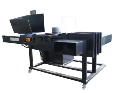 clothes rag bagging machine with weighing system