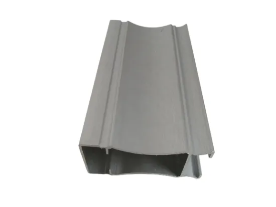 6063 T5 silver brush anodized aluminum profiles