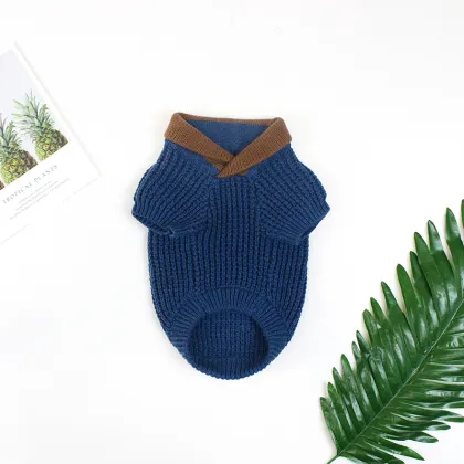 Spring Fashion sweater Slants thin cotton pet sweater