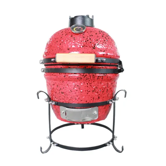 Auplex 13 inch Charcoal Bbq Kamado Smoker Ceramic Grill for Baking roasting