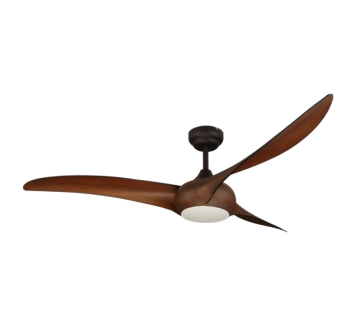 DC motor ceiling fan with lights indoors