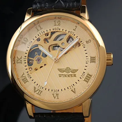 Men Man Skeleton Mechanical Watch WM208