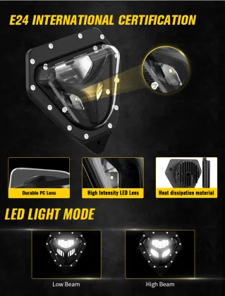 LED Light Headlight for SHERCO SE Enduro Dirt Bikes 2012-2023