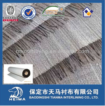 horse hair interlining M710 for suits linings fabric