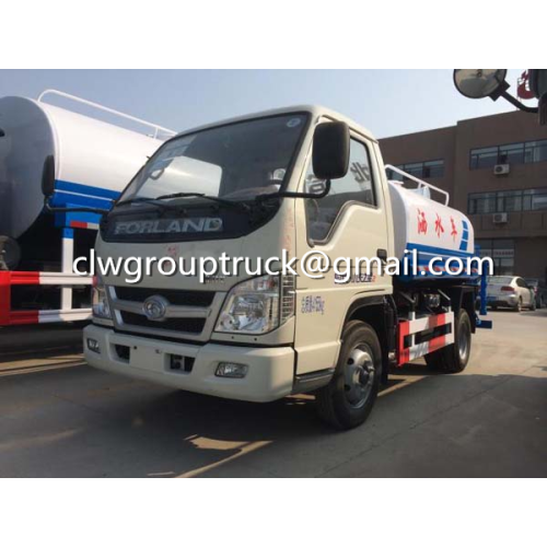 FORLAND Small Water Tanker Trucks en venta