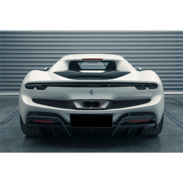 DarwinPRO OE Style Carbon Fiber Rear Bumper with Diffuser for 2022+ Ferrari 296 GTB Type F171