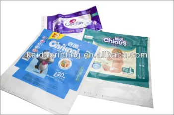 baby changing bag, poly packing baby diaper bags,with good quality surface printing ,disposable