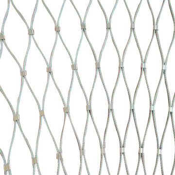 Hebei Factory Flexible 304 Stainless Steel Wire Rope Mesh for Balustrades, Green Walls, and Climbing Plants