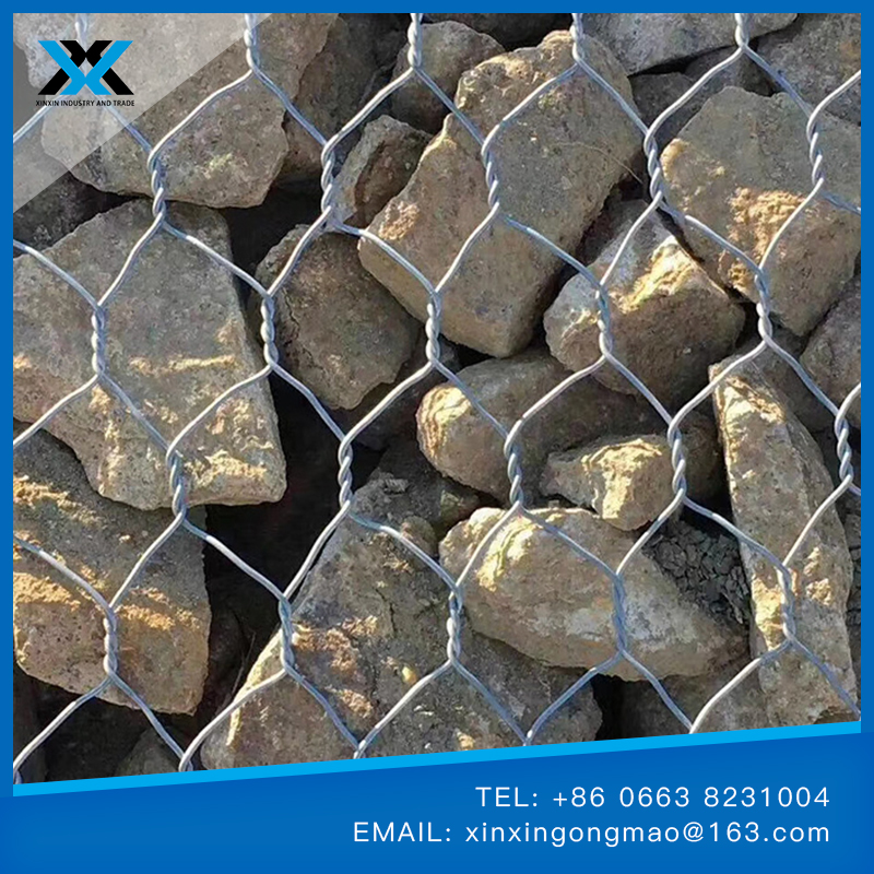 Galfan Gabion Baskets Wire Mesh