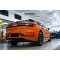 Glossy flery orange car wrap film 1.52*18M