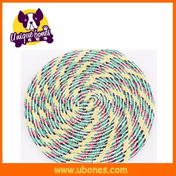 cotton pet toy Flying disk cotton weaven toy Alibaba online wholesale