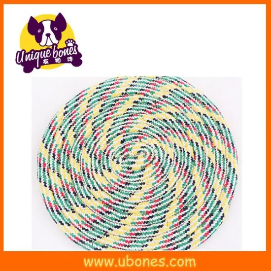 cotton pet toy Flying disk cotton weaven toy Alibaba online wholesale