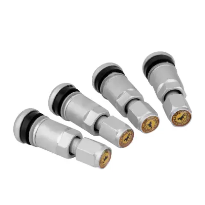 4pcs Universal Metal Car Motorcycle Tubeless Wheel Tyre Valve Stems Caps Aluminum Alloy Tire Air Valve Stems MGO3