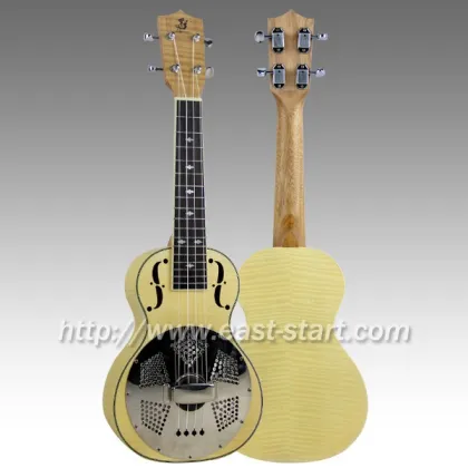 Handmade Dobro Ukulele Brass Resonator Ukulele