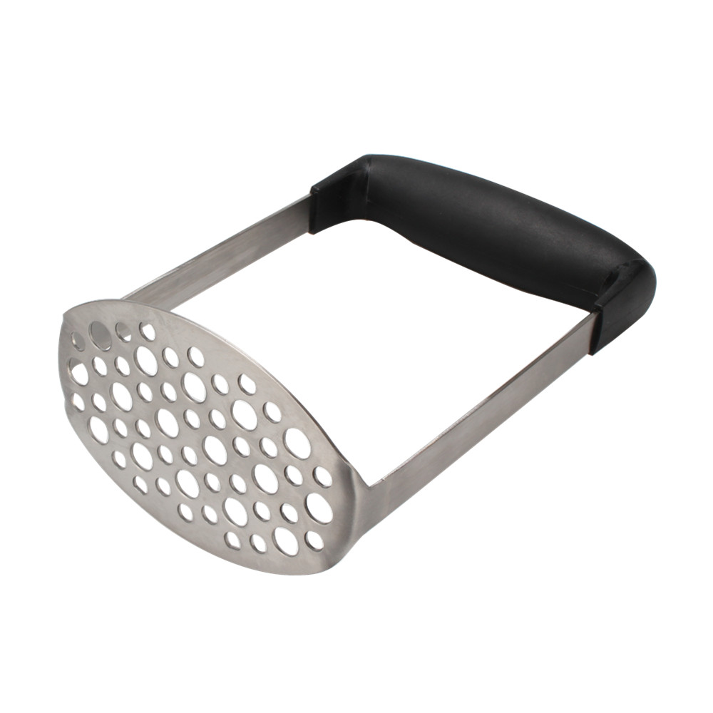 Satinless Steel Potato Masher With Plasitc Handle