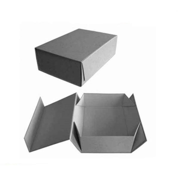 Black Magnetic Foldable Luxury Gift Box with Ribbon