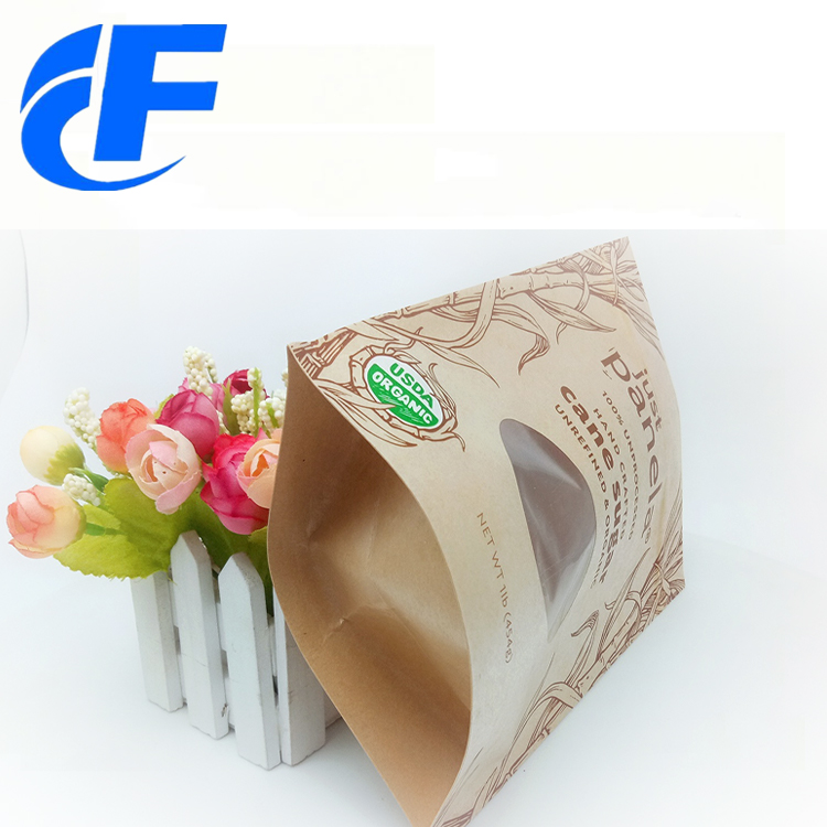 New design aluminum foil kraft paper pouch