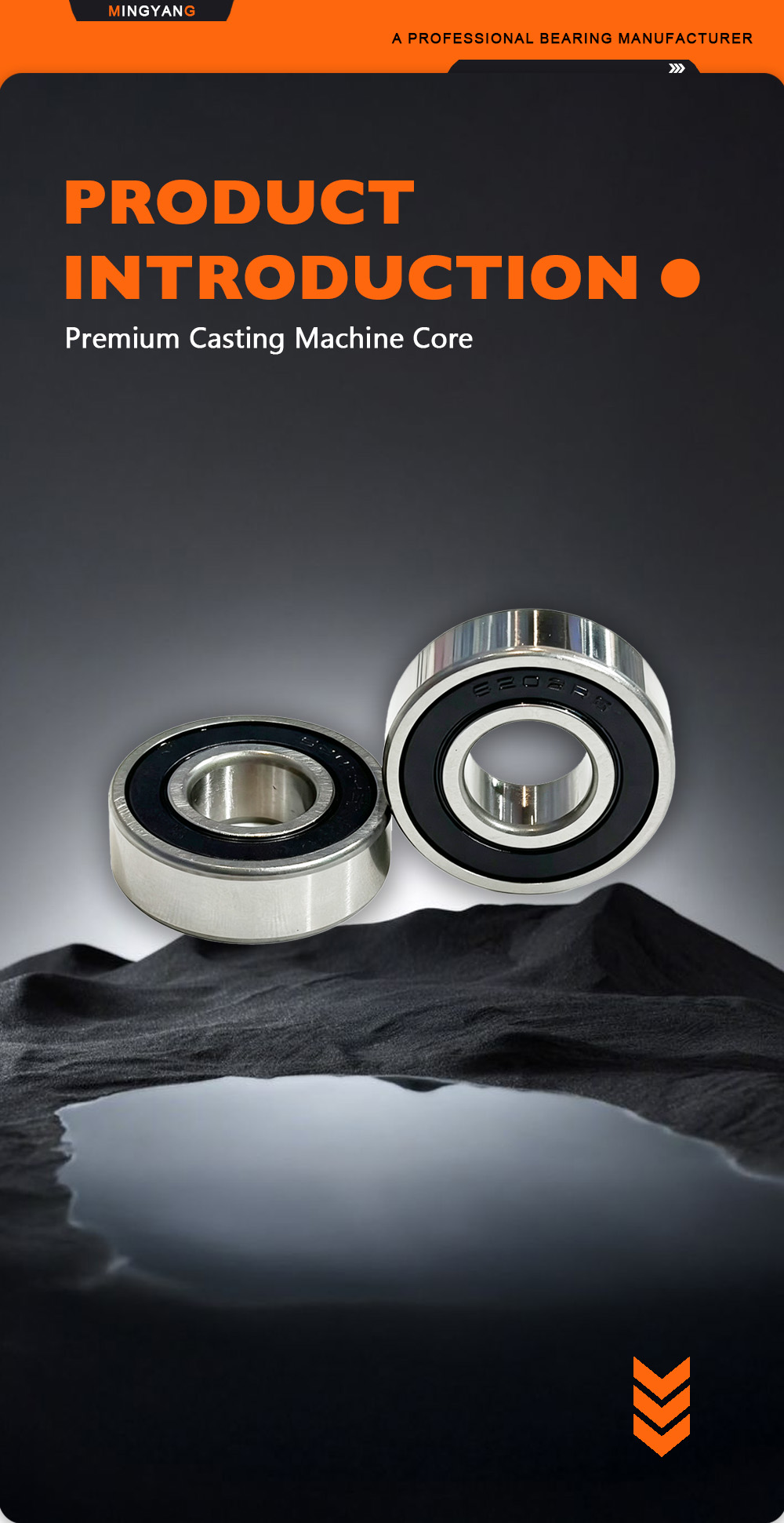 6202‑2RS Industrial Spare Part Deep Groove Bearing x