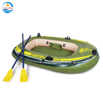 PVC 2 persons fishing inflatable rowing boat