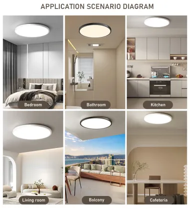 Ultra Thin 3CCT Changeable LED Ceiling Lights - Indoor Lighting Solutions