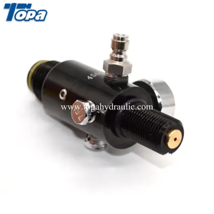 Safty gas air pressure paintball regulator valve
