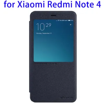 Window Design Flip Leather Case for Xiaomi Redmi Note 4 Mobile Case