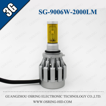 OSRING 3G 9006 CAR LED HEADLIGHT 25W 2000LM WATERPROOF IP65 9006 LED CAR HEADLIGHT FAN DESIGN TOP QUALITY