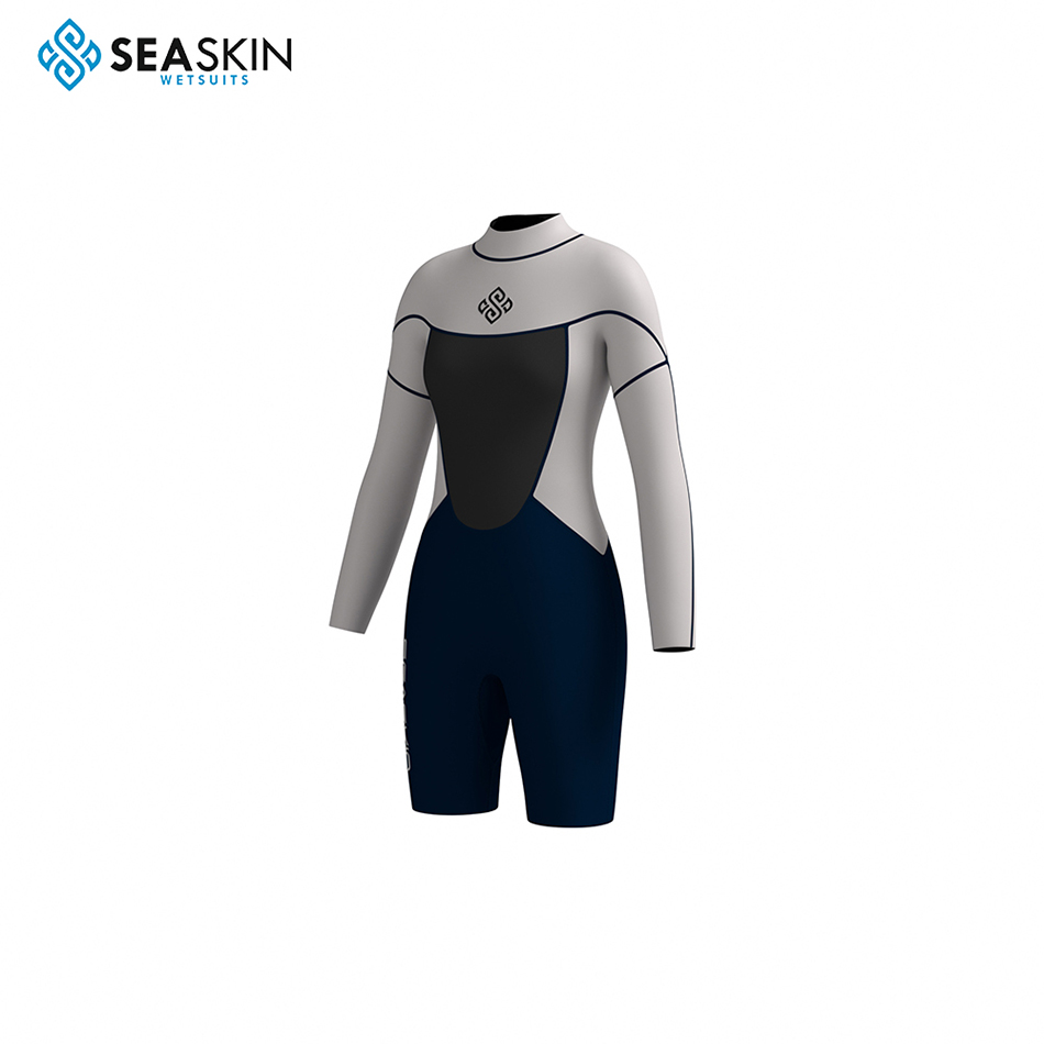 Seaskin Custom Summer Long Sleeve Springsuit Dive Wetsuit