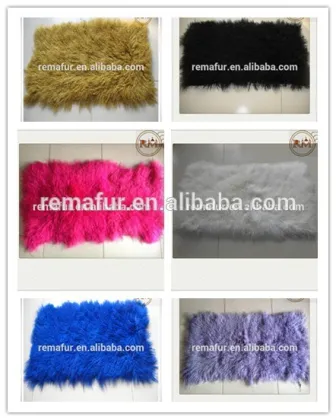 2014 New Home furnishing Real Tibet Sheepskin Plate for pillow