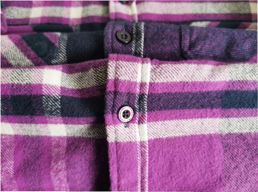 Pocket With Flaps Y D Cotton Flannel Shirt