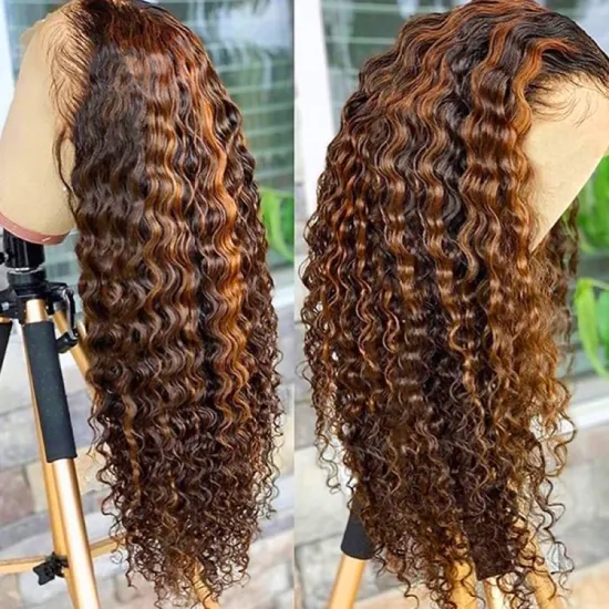 Wholesale Colored Human Hair Wigs, Hd Lace Front Wig, Ginger Orange Red Purple Wigs Lace Front Human Hair For Black Women