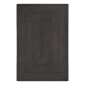 검은 색 천연 양모 꼰 깔개와 카펫