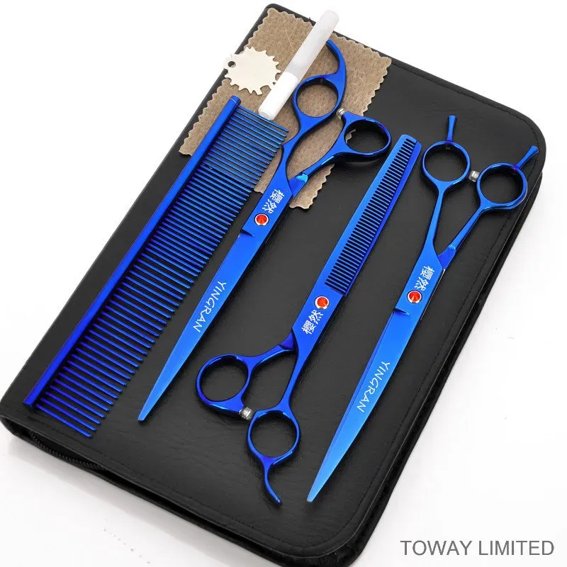 Color Printing Pet Grooming Tools Cutter Dog Hair Scissors