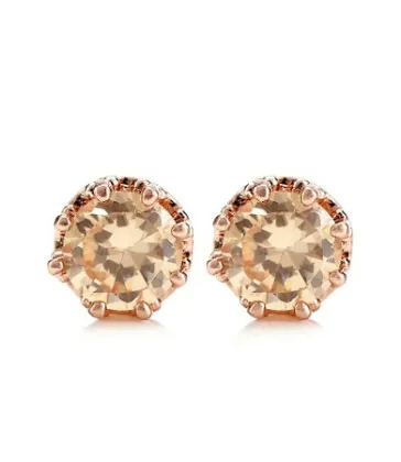 Buttercup diamond stud earrings