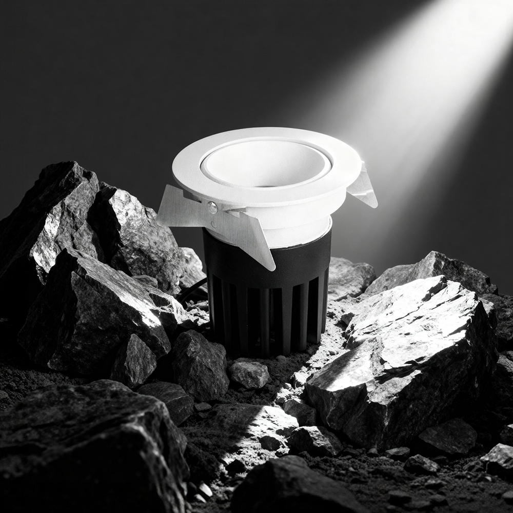 Beltéri LED -es foltos mennyezet süllyesztett downlight lámpatest