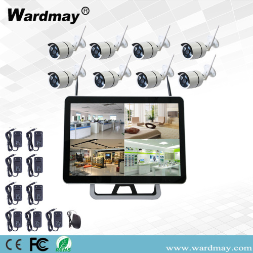 8CH 1.3/2.0MP Wifi NVR Kits With 22" Monitor