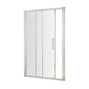 Modern 8mm Tempered Glass Bathroom Door, PTB 99x190cm, Single Opening, Rectangle, Clean Design