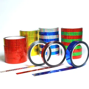 Waterproof printed glitter tape for decoration