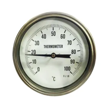0-100 degree bimetallic thermometer gauges