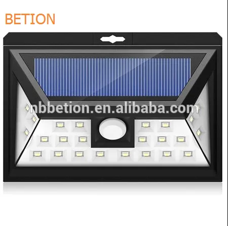 solar motion sensor light 24LED solar sensor wall light with led both side motion sensor solar light