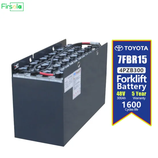 Traction Battery 48V 300Ah PZB for Toyota 7FBR15 Forklift