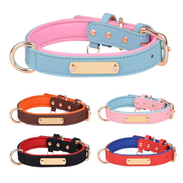 Vegan Super Fiber Leather Diving Dog Collar