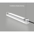 IP65 LED LED Anti-Slaring 40W Tripers Lamp