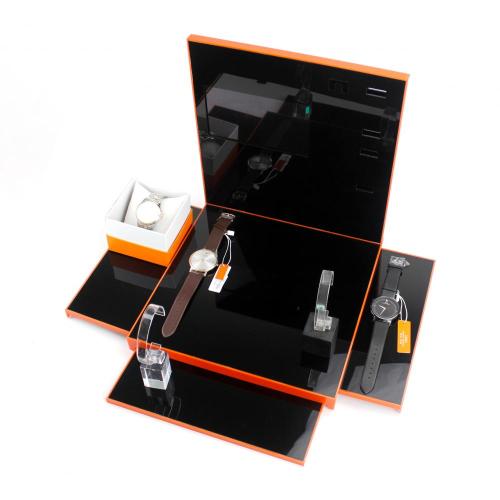 Customized big modern acrylic watch display stand