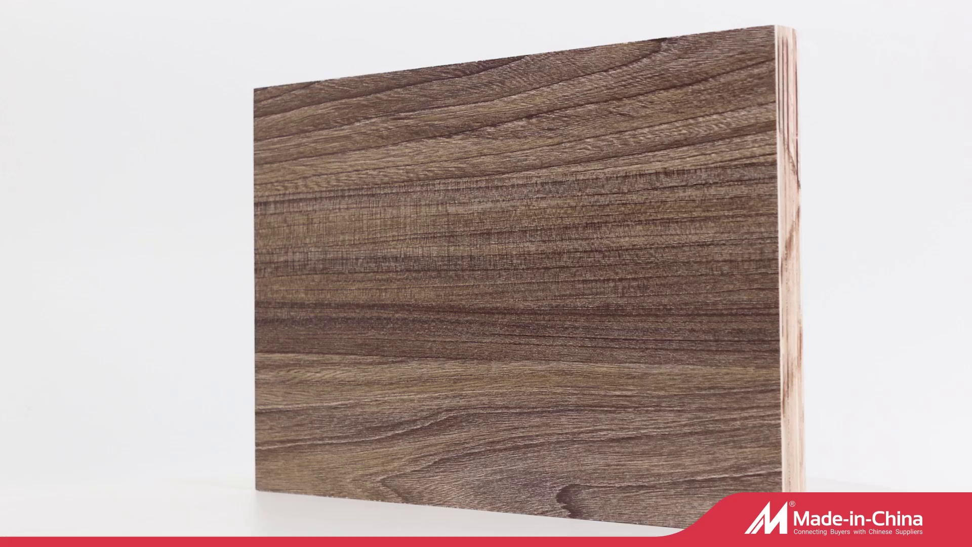 Fabricado En China 18mm Laminated/Melamine Plywood with Wood Grain for Cabinet