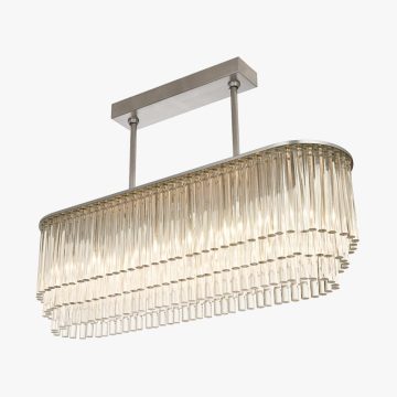 Jansoul Rectangular Post Modern Chandelier Crystal Lamp
