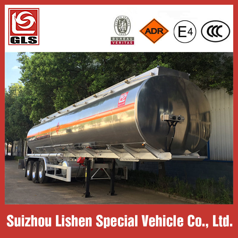 45000L Aluminium alliage alcool éthylique Tank Trailer