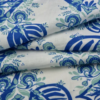 Linen Cotton Blend Fabric for Clothing